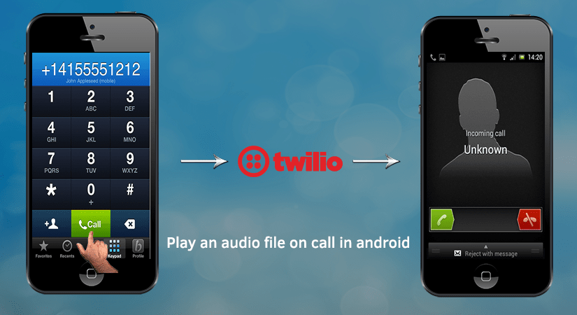 play twilio call recording